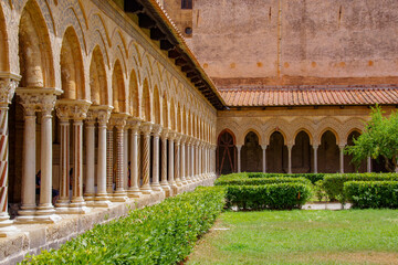 courtyard of Cathedrale of Monreale