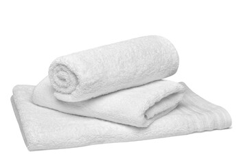 Fototapeta na wymiar towel cotton bathroom white spa cloth textile