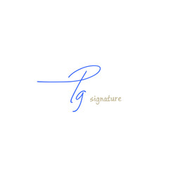 Initial handwriting or handwritten logo for identity