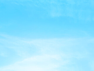 Blue sky and white clouds.  Bird flying in the sky.  New life, Never give up, Be strong and Freedom of life concept.