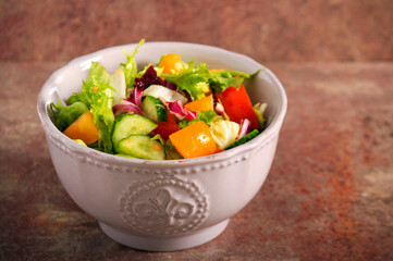 Fresh healthy vegetable salad