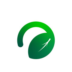 Letter A or G flower leaf logo