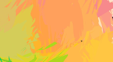 Artistic abstract background. Texture painted wallpaper. Creative illustration with strokes of paint. Brush pattern painting.