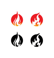 Fire Flame Vector Sign
