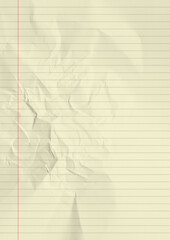 Notebook lined paper texture background
