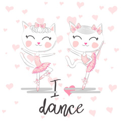 T shirt design. Modern fashion style on white background with heart