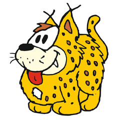 baby fat lynx (comics, illustration)