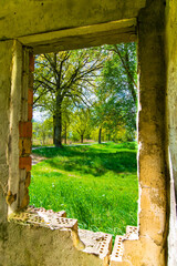 old house in the garden