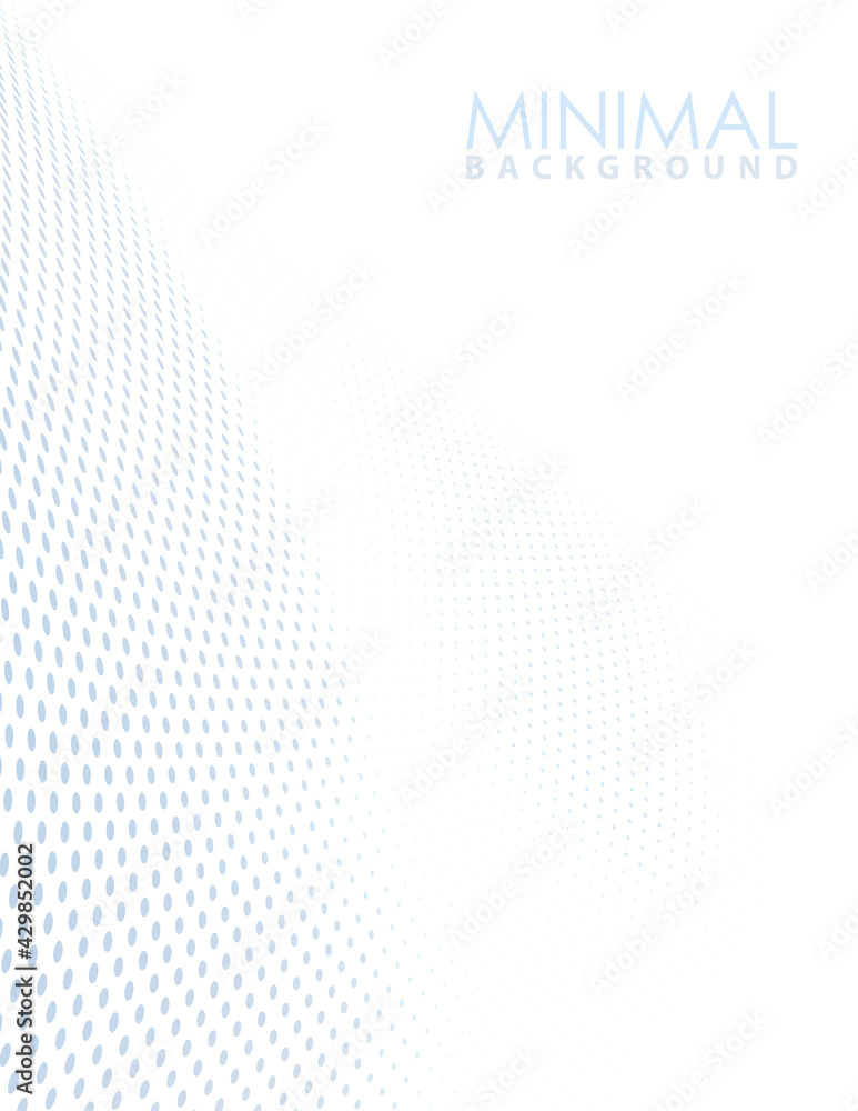 Aufkleber Minimal dotted background. Simple vector pattern