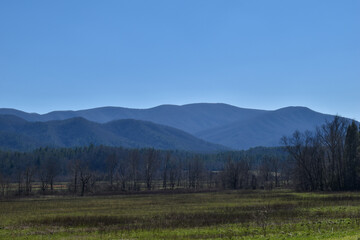 Fototapeta premium Distant Mountain view