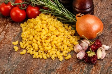 Raw Italian wheat pasta - Chifferi rigati