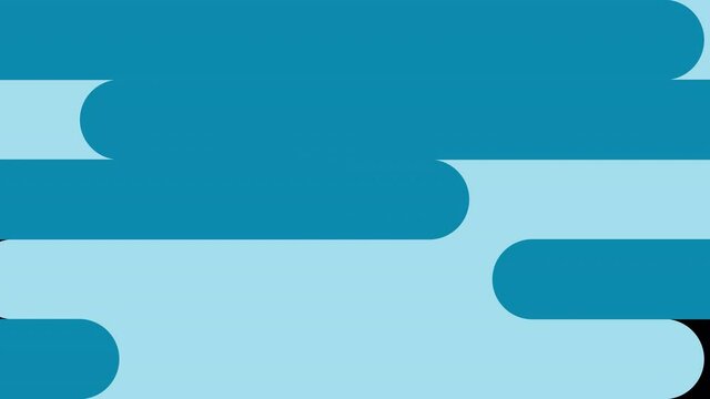 5 Transition of graphics animated blue and light blue background. 4K resolution with alpha channel.