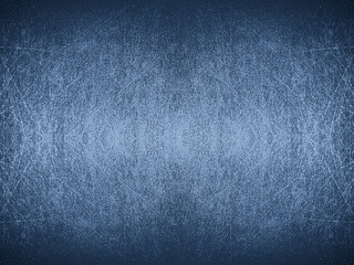 Shabby and cut surface. Dark white-blue abstract background. Many white lines on a blue background.
