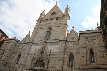 Fototapeta na wymiar Duomo di Santa Maria Assunta in Naples, Italy