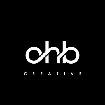 OHB Letter Initial Logo Design Template Vector Illustration