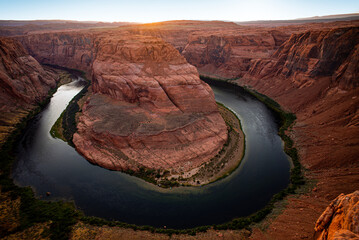 Arizona. Adventure place. Adventure american vacation concept. Canyon in Glen Canyon National...