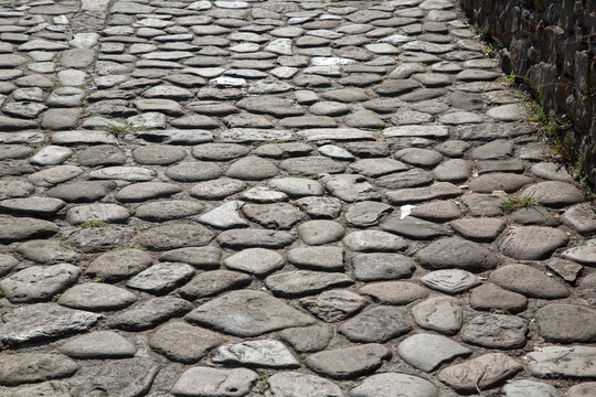 Stone Pavement in Lierganes; Cantabria
