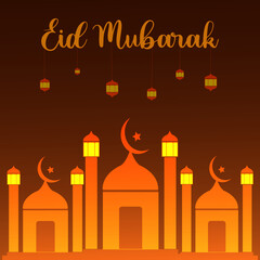 Eid Mubarak celebration image