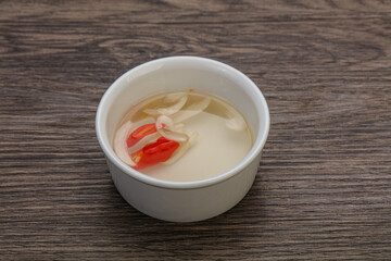 Vietnamese vinegar sauce with chili