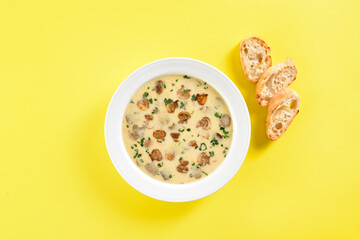 Creamy mushroom soup