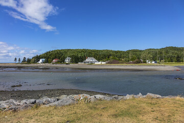 View of the Picturesque Bic Park (Parc national du Bic). Bic Park is located in the Bas-Saint-Laurent tourism region near Rimouski. Quebec Province, Canada.