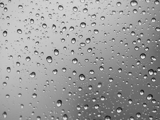 rain drops on window