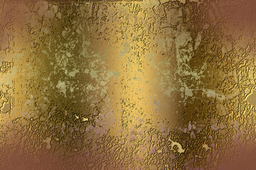 Golden abstract  decorative paper texture  background  for  artwork  - Illustration