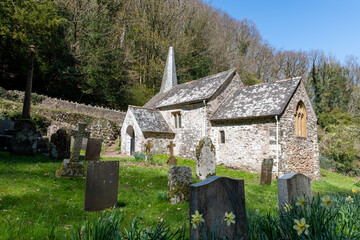 Culbone church.The smallest parish church in England