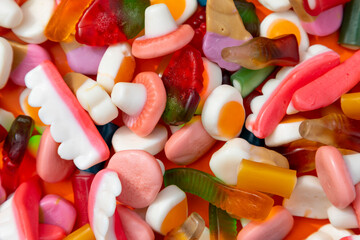 A group of colourful candies 