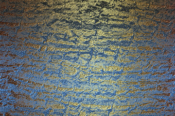 Golden abstract  decorative paper texture  background  for  artwork  - Illustration
