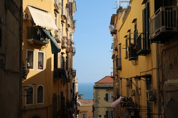 Fototapeta na wymiar Living in Naples, Italy