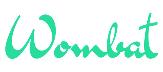 Obraz premium Wombat