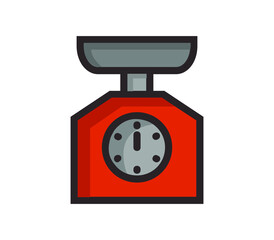 Kitchen scale icon