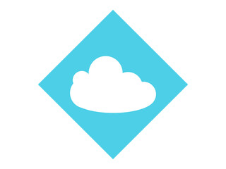 Cloud icon, Database, download - Vector