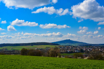 Fototapeta na wymiar Panoramaansicht Engen im Landkreis Konstanz in Baden-Württemberg