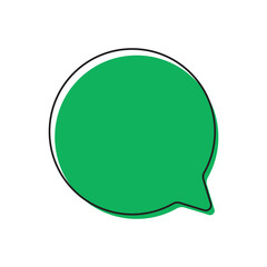 Blank empty vector speech bubbles. Chat, inbox, dialog, message, question, communication, talk, speak, sticker, balloon, thinking