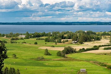 Gorgeous view to the lanscape from the high point