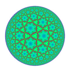 Decorative pattern in a circle for interior decoration. Ornate mandala. Isolated on white.