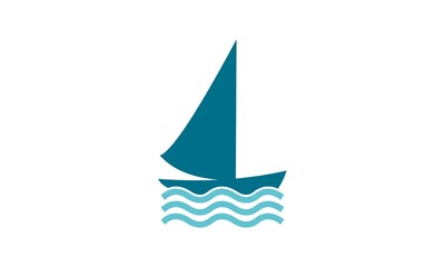 simple sailing ship vector