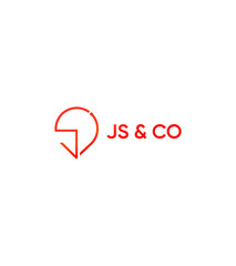 JS & CO logo template, Vector logo for business and company identity