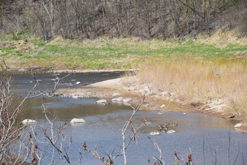 Nicolet river east of Montreal