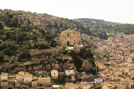 
Exterior Sights of St. Mathew Church (Chiesa di San Matteo) in Scicli, Province of Ragusa, Sicily - Italy.
