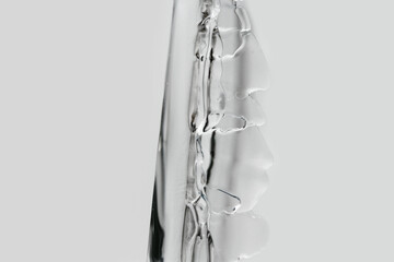 Macro shot of frozen ice texture