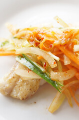 ひらめのエスカベッシュ