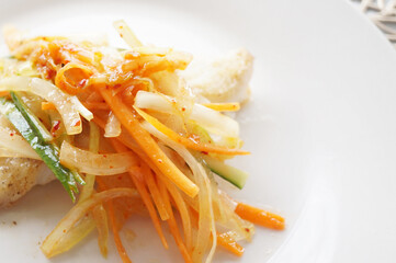 ひらめのエスカベッシュ