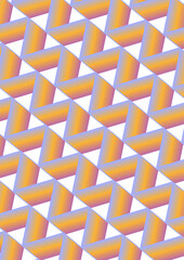 Abstract geometric background of triangular figures arranged diagonally.