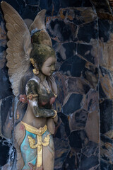 The Kinnaree stucco, Kinnaree molded lime with wall texture