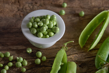 peas in a bowl