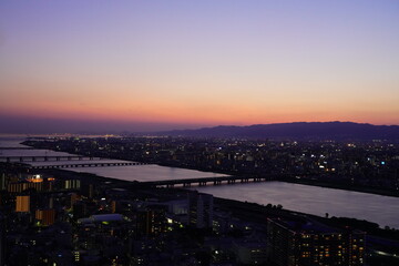 大阪の夜景