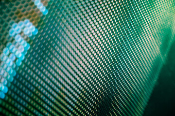 CloseUp LED blurred screen. LED soft focus background. abstract background ideal for design.